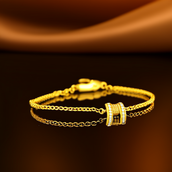 黄金手链配饰图片