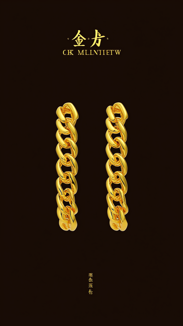 5克黄金耳环图片 5克黄金耳环图片