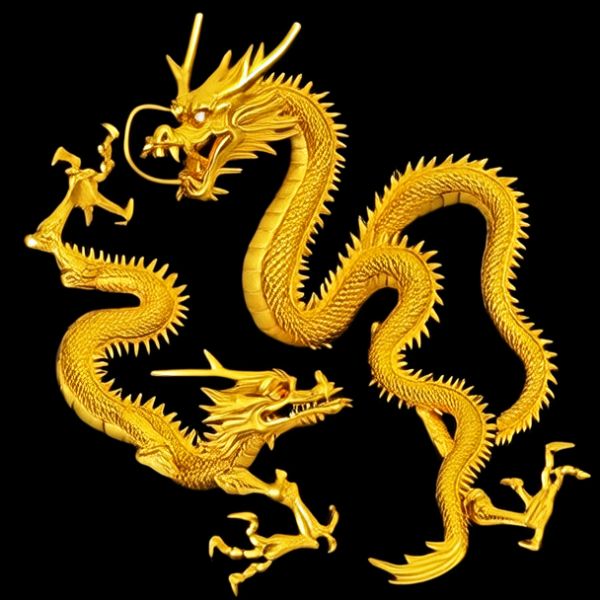 黄金龙骨项链图片