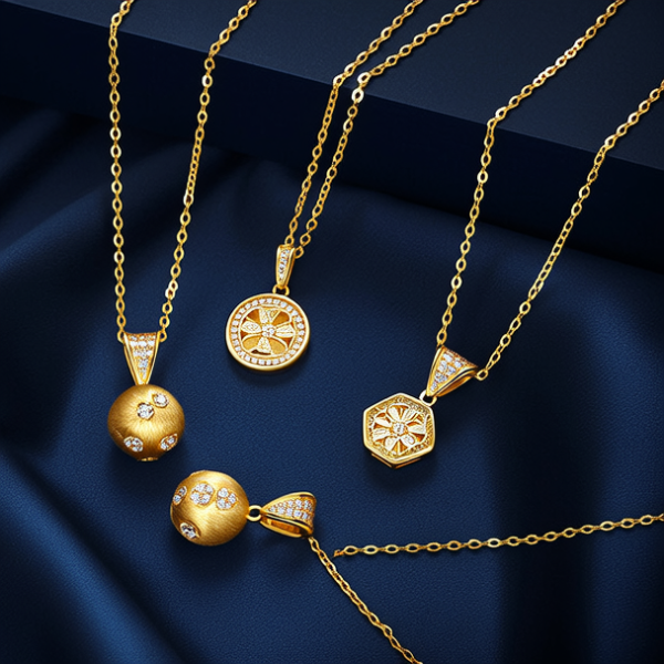 黄金项链流行款式图片